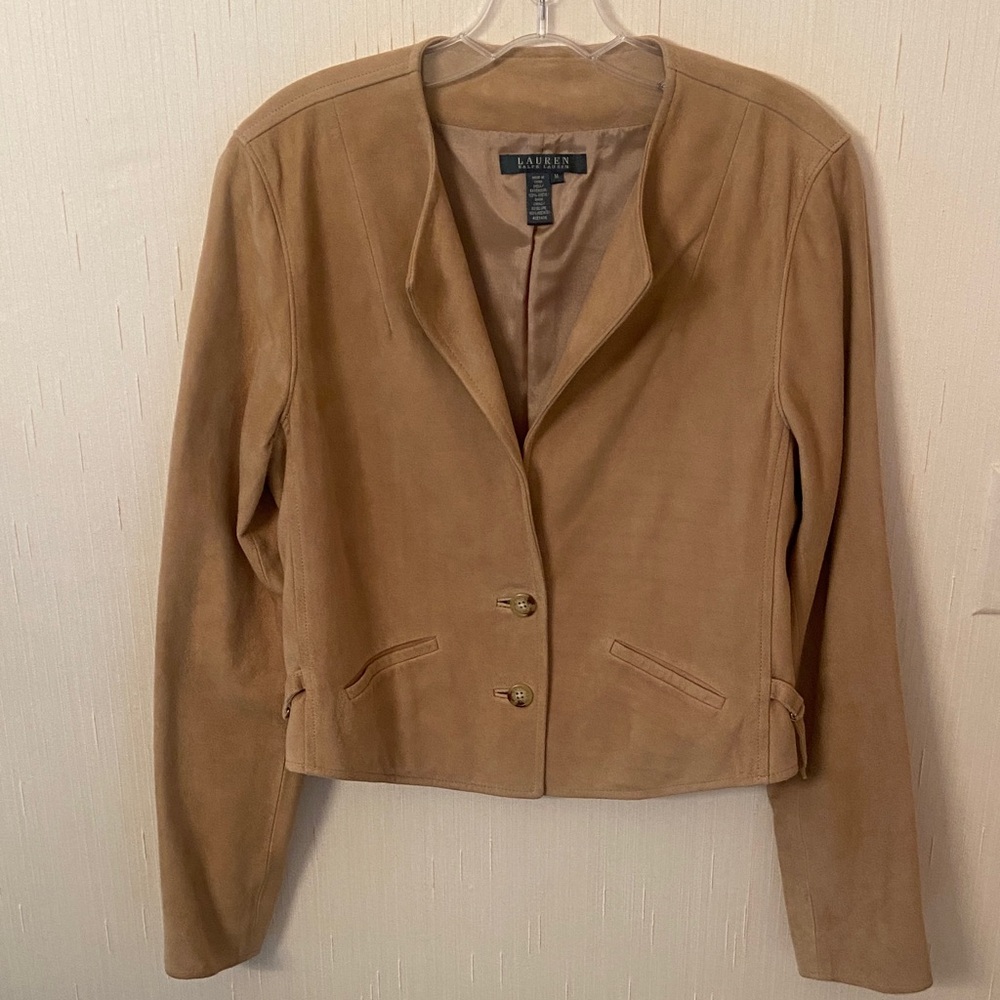Ralph Lauren Tan Suede Women's Blazer